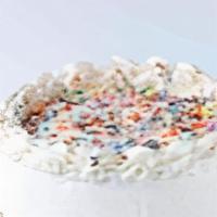 Rainbow Sprinkle Ice Cream Cake · Kids love color, rainbow sprinkles, and brownies. The perfect ice cream cake for your child’...