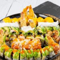 Special Roll Party Tray · Dragon roll, Black Dragon roll, Golden Shrimp roll, Coconut Shrimp roll, Amaebi roll and Ich...