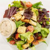 Caesar Salad  · Romain lettuce, grilled chicken, flavored croutons, parmesan cheese 🧀, tomato 🍅,, red onio...