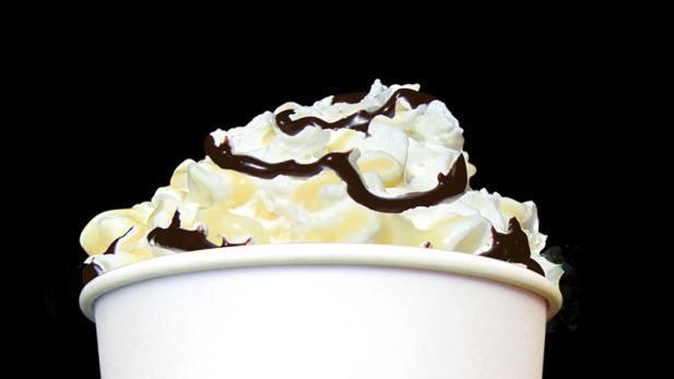 Avalanche Latte · Chocolate, White Chocolate, and Mint
