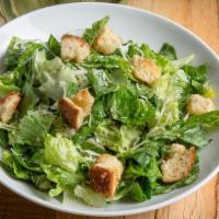 Caesar Salad (Small) · Crisp romaine with croutons and imported parmesan. Served with creamy Caesar dressing.  Dres...