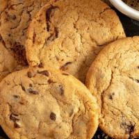 Chocolate Chip Cookies · Four melt-in-your-mouth chocolate chip cookies