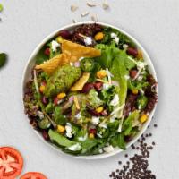 Tic Taco Salad · Romaine lettuce, diced tomatoes, red onion, cheddar cheese, corn, crushed tortilla chips and...
