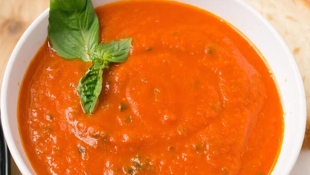 Tomato Soup · Fresh tomato soup.