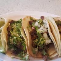 Tacos Al Pastor/ Pork Tacos (3) · 