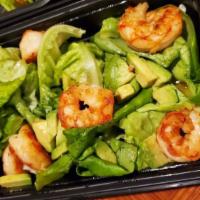 Shrimp Salad · With butter lettuce and avocado.