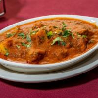 Lamb Vindaloo · Fresh Lamb pieces cooked with potato and Indian spices.