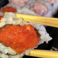 Mexican Roll · Tuna, cucumber, spicy sauce & crunchy.

Consuming raw or undercooked meats, poultry, seafood...