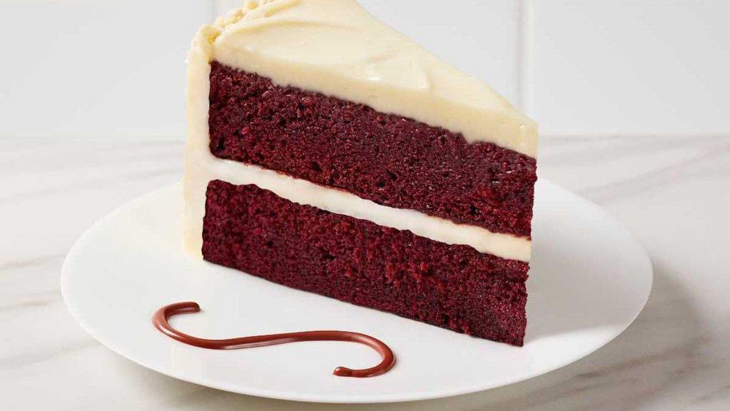 Red Velvet Cake · Traditional Southern-style red velvet cake filled and finished with classic cream cheese icing.