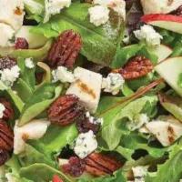 Sophies Salad · This Napa-inspired Signature is served with Grilled Chicken, Bleu Cheese, Dried Cranberries,...