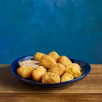 Bbq Fried Kraft® Mac & Cheese Bombs! · KRAFT Mac & Cheese Bites with a shake of cayenne cheese dust, served with Bomb Sauce (KRAFT ...
