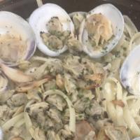 Linguine With Clam Sauce · On a red or white sauce