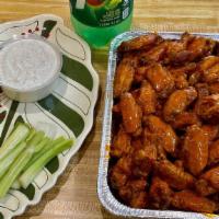Special Wings (1) · Buy 50 wings and get 14 wings extra and a 2 liter soda.