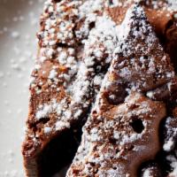 Chocolate Brownie · served warm