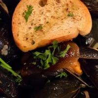 Mussels · Marinara, fra diavolo or butter/wine.