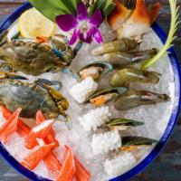 Seafood Combo · blue crab,shrimp,squid,mussel,red clam,crab meat stick
