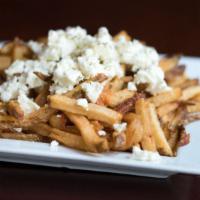 Greek Fries · Served with Feta and Oregano.