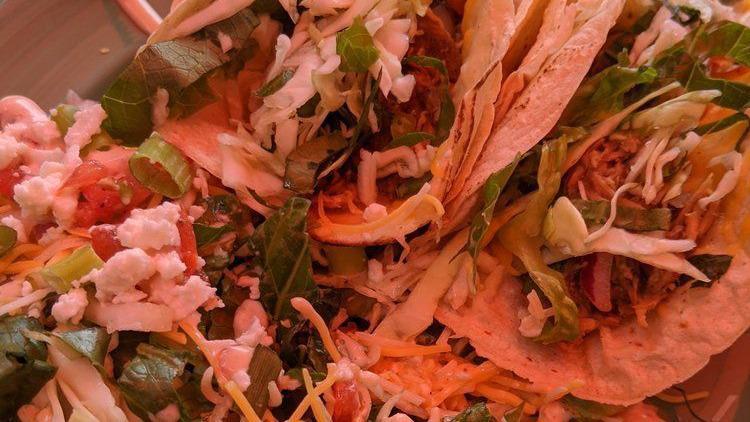 Side Salad · Lettuce cabbage medley, pico De gallo, shredded cheese, house vinaigrette, and chipotle crema.