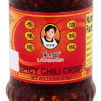 Spicy Chili Crisp (7.41 Oz.) · Our tabletop chili oil by lao gan ma, now for your enjoyment at home.
