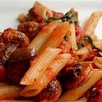 Pasta Alla Diabla · Served with your choice of pasta.