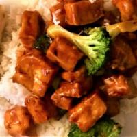 General Tso'S Tofu · Hot. Served with white rice.