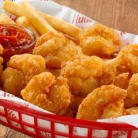 Shrimp Basket · Lightly breaded and served with cocktail sauce or tossed in Buffalo Sauce with fries (Cal 72...