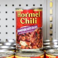 Hormel Chili Homestyle With Beans · Hormel Vegetarian Chili with Beans.
