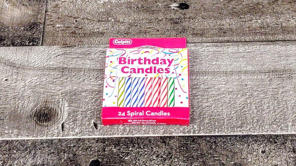 24 Pack Of Birthday Candles · 