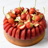 Mixed Berries Pistachio Tart · Sweet crispy almond dough crust with a soft pistachio biscuit, mixed berries orange blossom ...