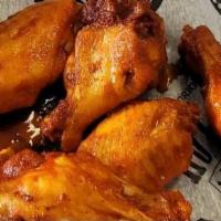 Factory Wings · Deep fried wings topped in your choice of HDF Hot, HDF Medium, HDF Mild, BBQ, Lemon Pepper, ...