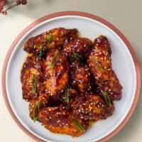 Teriyaki Trials Wings · (Teriyaki) Served with celery or carrots, and blue cheese or ranch.