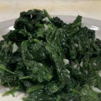 Sauteed Spinach · Baby spinach & Garlic