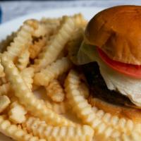 Cheeseburger · Choice of American, Swiss, cheddar, Muenster or Gouda.