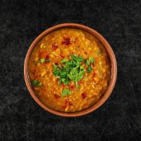 Lentil Southern Spice (Vegan) · Yellow lentils, cooked to perfection over a slow flame, mildly flavored with tamarind and te...