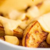 Cheesy Potato Fries · Mozzarella oven baked fries