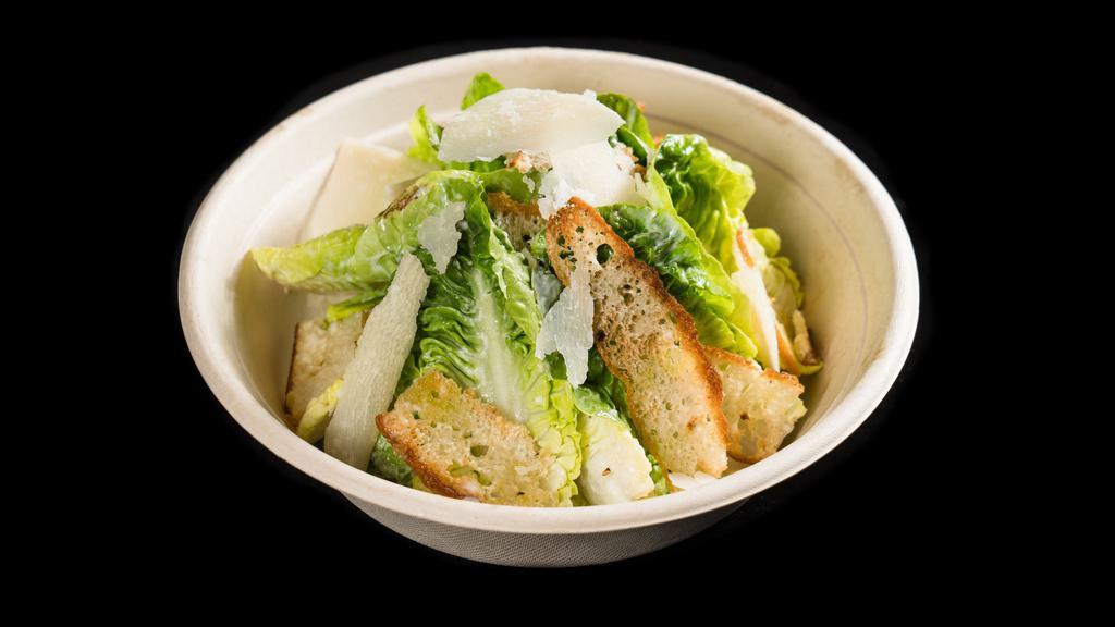 Caesar Salad · focaccia croutons, shaved parmesan, caesar dressing