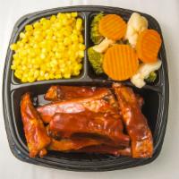 Bar-B-Que Rib Meal · 1/2 rack with 2 sides