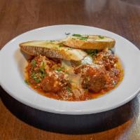 Homemade Meatballs In Tomato Sauce · Order of six.