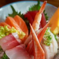 Chirashi · Assorted Sashimi Over Sushi Rice