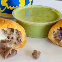 Grilled Steak And Cheese · Paired with a side of jalapeno lime sauce. Gluten free.