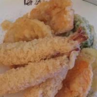 Tempura Appetizer · Choice of shrimp or chicken with vegetables.