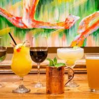 Standard Cocktails · Moscow Mule, Tropical Rum, Green Eyes, Summer Love, Peach Breeze, Tequila Sunrise, Twisted T...