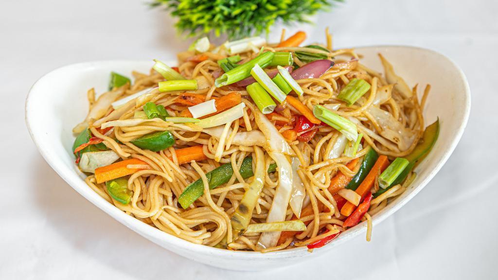 Hakka Noodles · Traditional fried noodles hakka style, cooked to your choice.