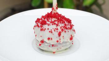 Red Velvet Cupcake · Red velvet cupcake with cream cheese frosting. Mia’s Bakery Gourmet Cupcakes are a lovely ad...