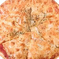 3 Cheese Pizza · Signature pizza smothered with marinara, parmesan, mozzarella, Cheddar, and spices.