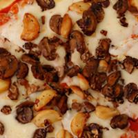 Mushroom Lover'S · Our tasty pizza with a mix of cheeses topped with a selection of rich earthy mushrooms, roas...
