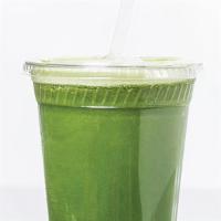 Green Goddess Juice · Spinach, kale, parsley, cucumber and celery.