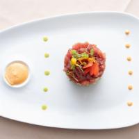 Yellowfin Tuna Tartare · Crab Meat/Spicy Mayo/ Wasabi /Cream & Avocado