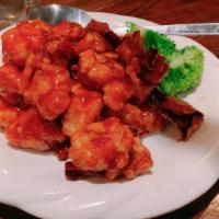 Orange  (鸡/Chicken, 牛/Beef Or 大虾/Shrimp) · Hot & Spicy, Choice of Chicken, Beef, Shrimp.