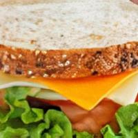 Honey Roasted Turkey & Cheese Cold Sandwich · 